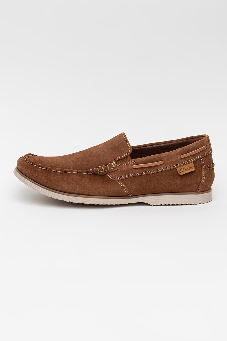 Clarks Велурени мокасини Noonan - Pepit.bg