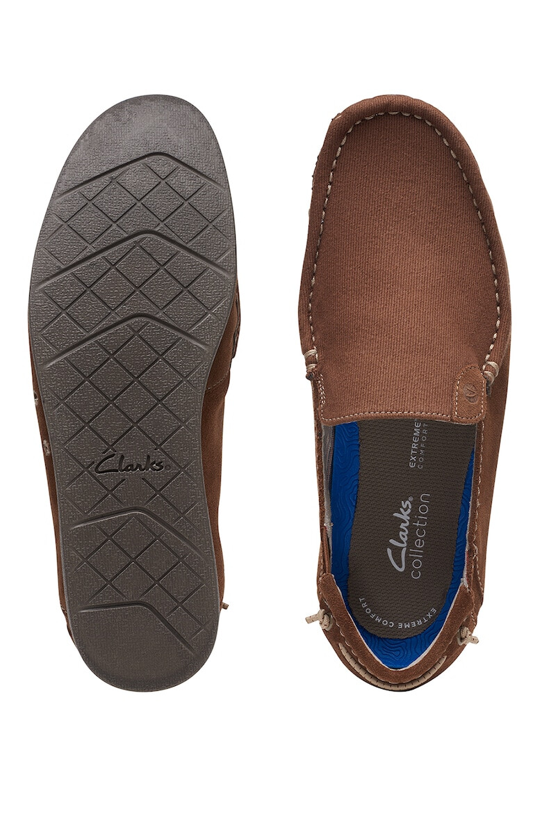 Clarks Велурени мокасини Shacrelites - Pepit.bg
