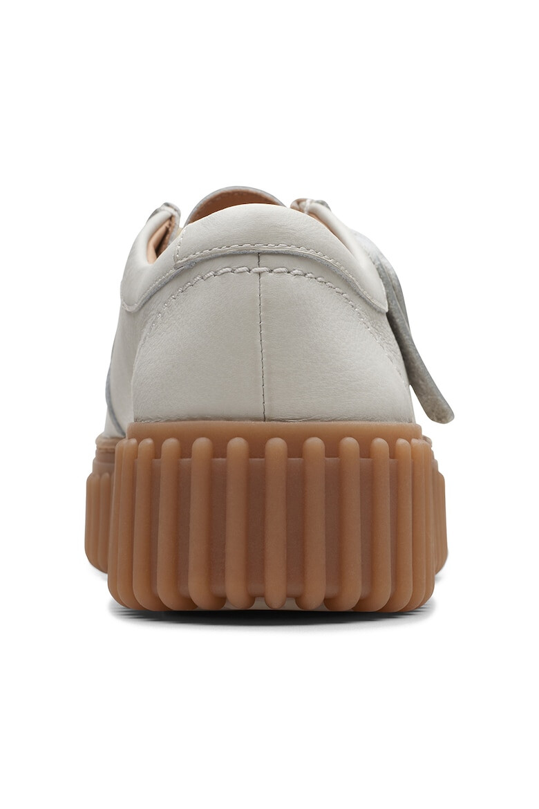 Clarks Велурени мокасини Torhill - Мръснобял - Pepit.bg