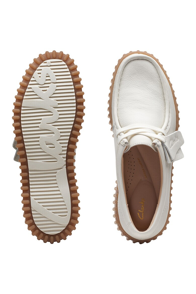 Clarks Велурени мокасини Torhill - Мръснобял - Pepit.bg