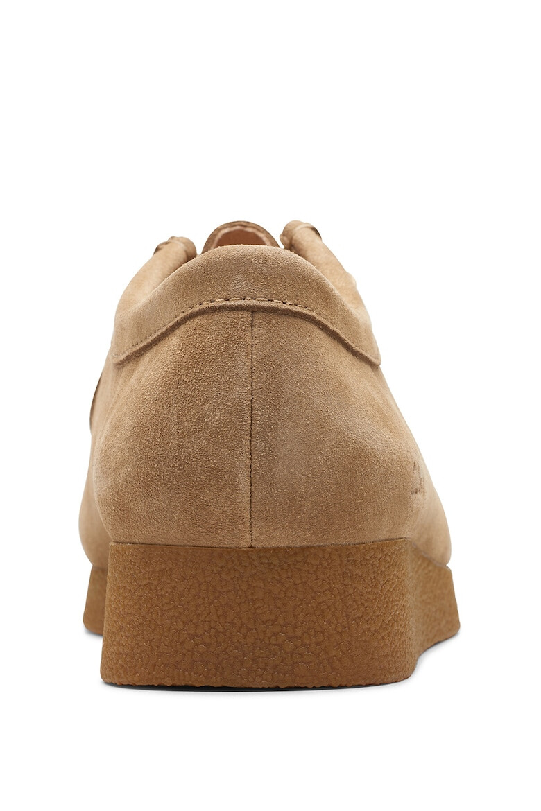 Clarks Велурени мокасини Wallabee - Светлокафяв - Pepit.bg