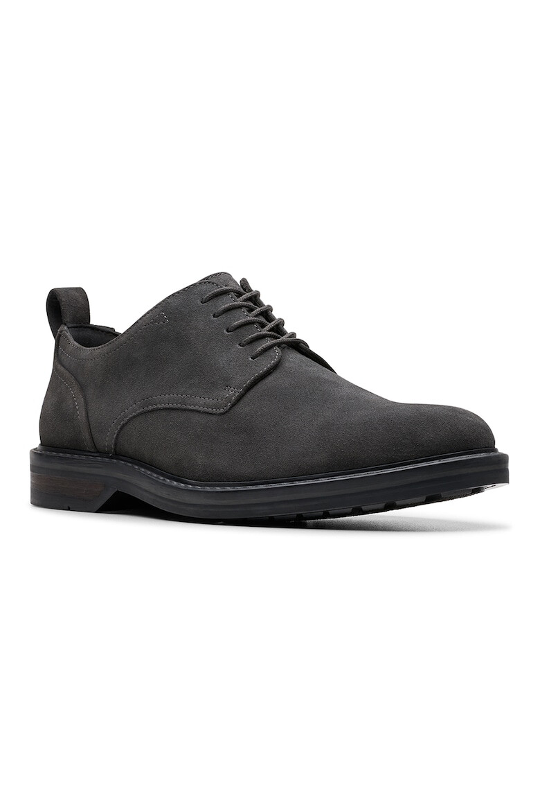 Clarks Велурени обувки Aldwin тип Derby - Pepit.bg