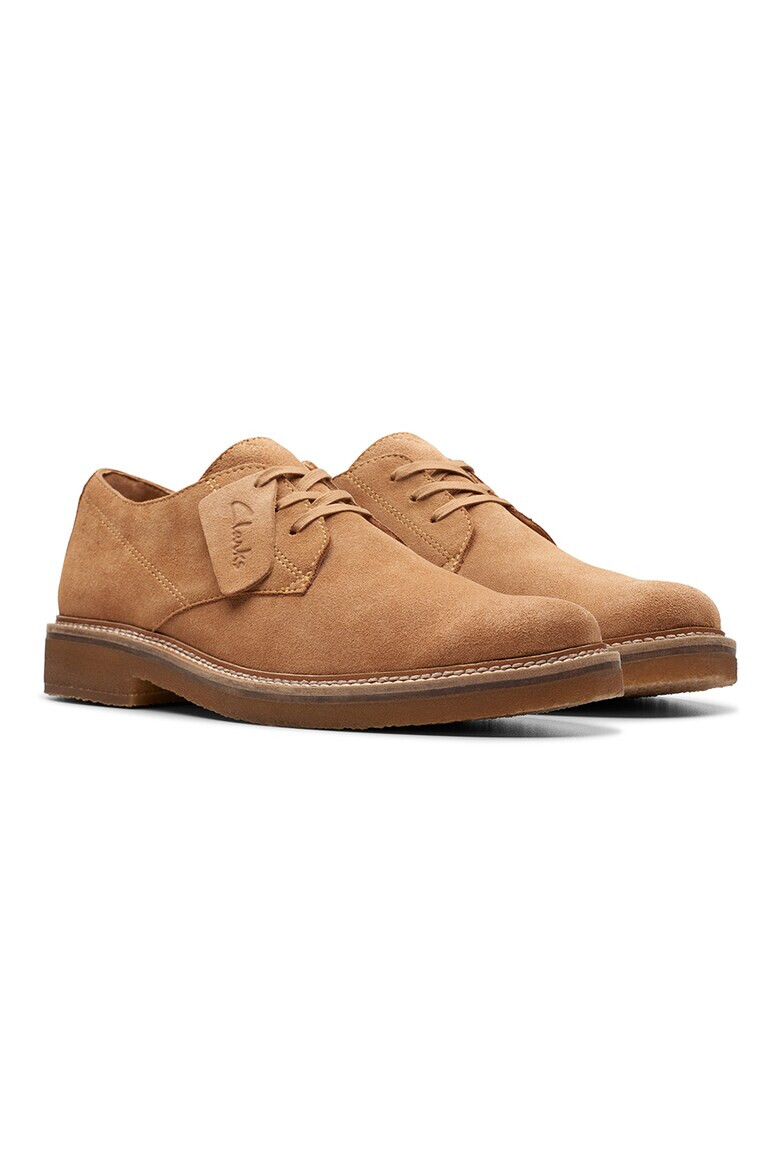 Clarks Велурени обувки Derby - Pepit.bg