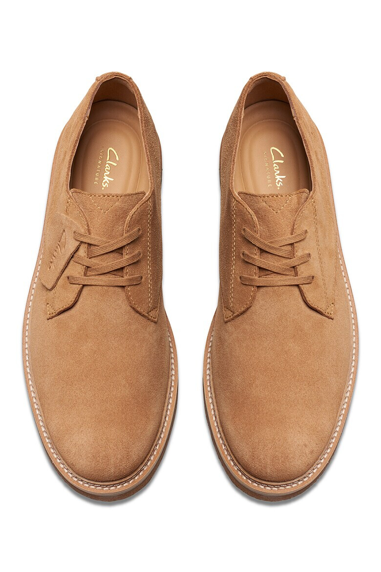 Clarks Велурени обувки Derby - Pepit.bg