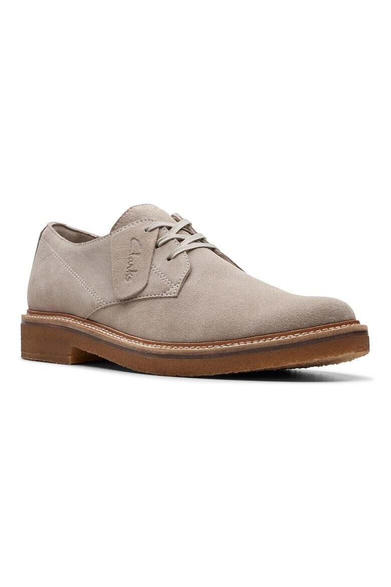 Clarks Велурени обувки Derby - Pepit.bg