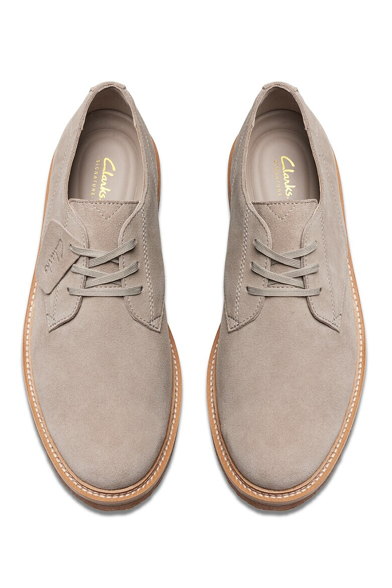 Clarks Велурени обувки Derby - Pepit.bg