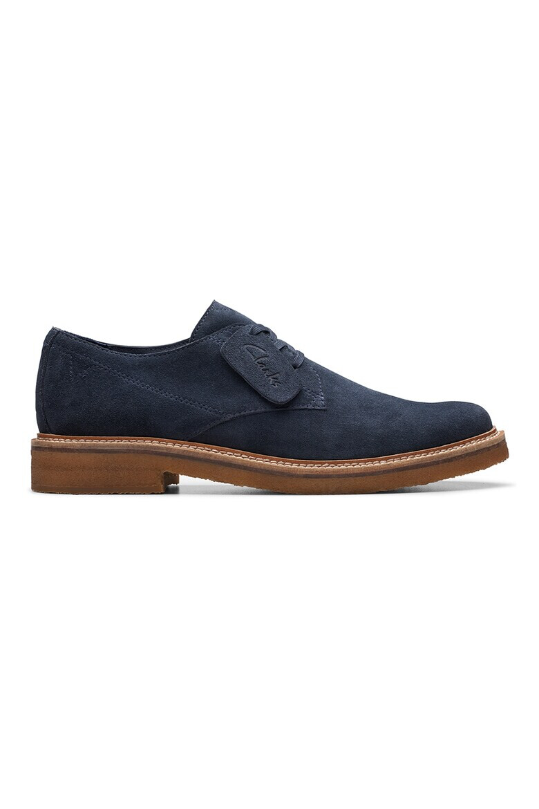 Clarks Велурени обувки Derby - Pepit.bg