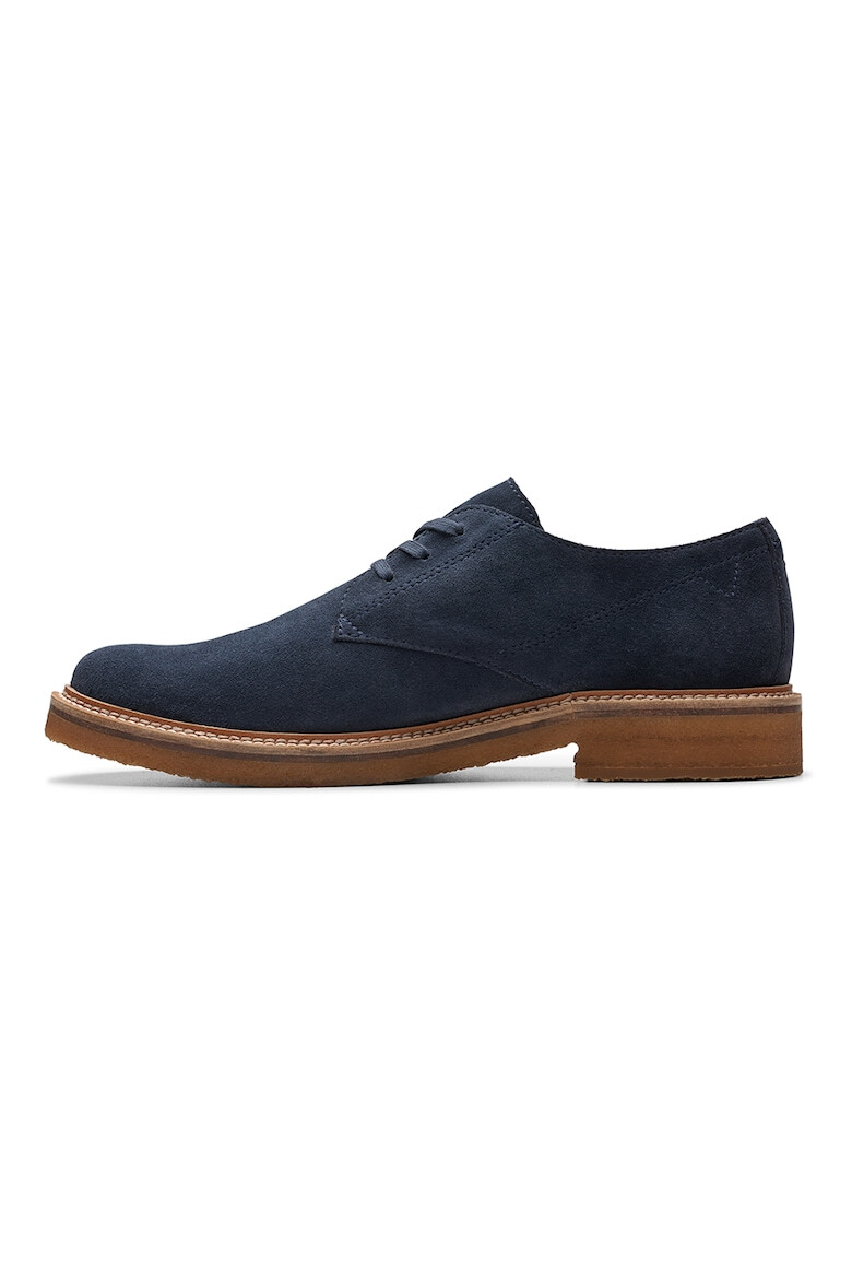 Clarks Велурени обувки Derby - Pepit.bg