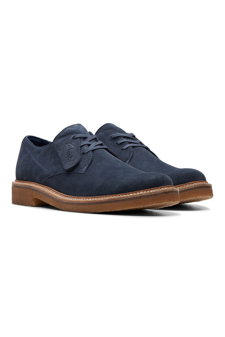 Clarks Велурени обувки Derby - Pepit.bg