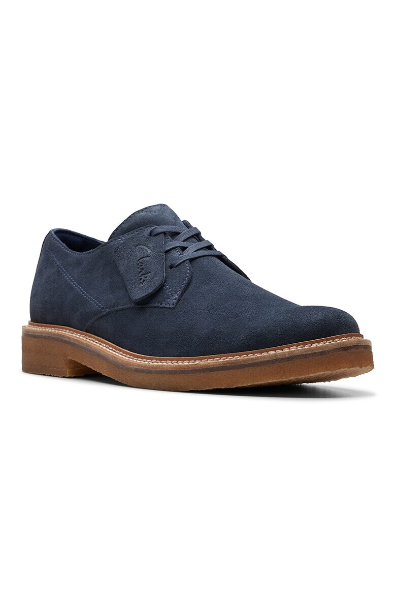 Clarks Велурени обувки Derby - Pepit.bg