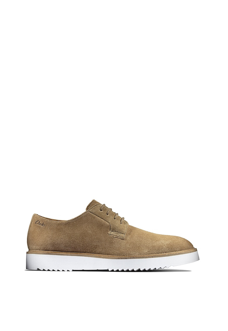 Clarks Велурени обувки Ernest Walk Derby - Pepit.bg