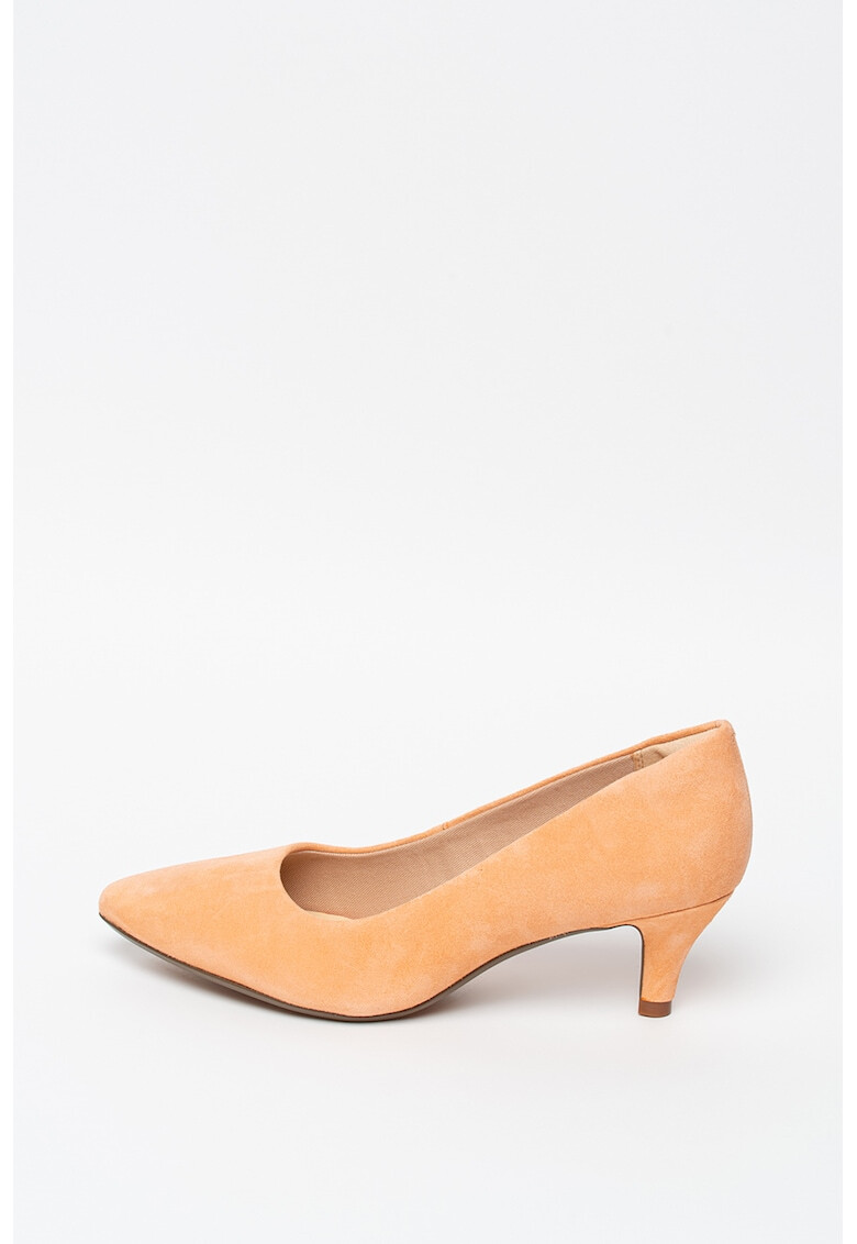 Clarks Велурени обувки Linvale Jerica - Pepit.bg