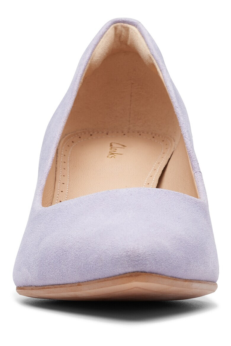 Clarks Велурени обувки с остър връх - Pepit.bg