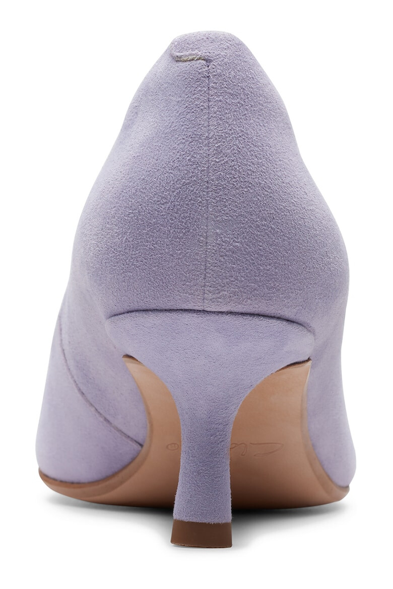 Clarks Велурени обувки с остър връх - Pepit.bg
