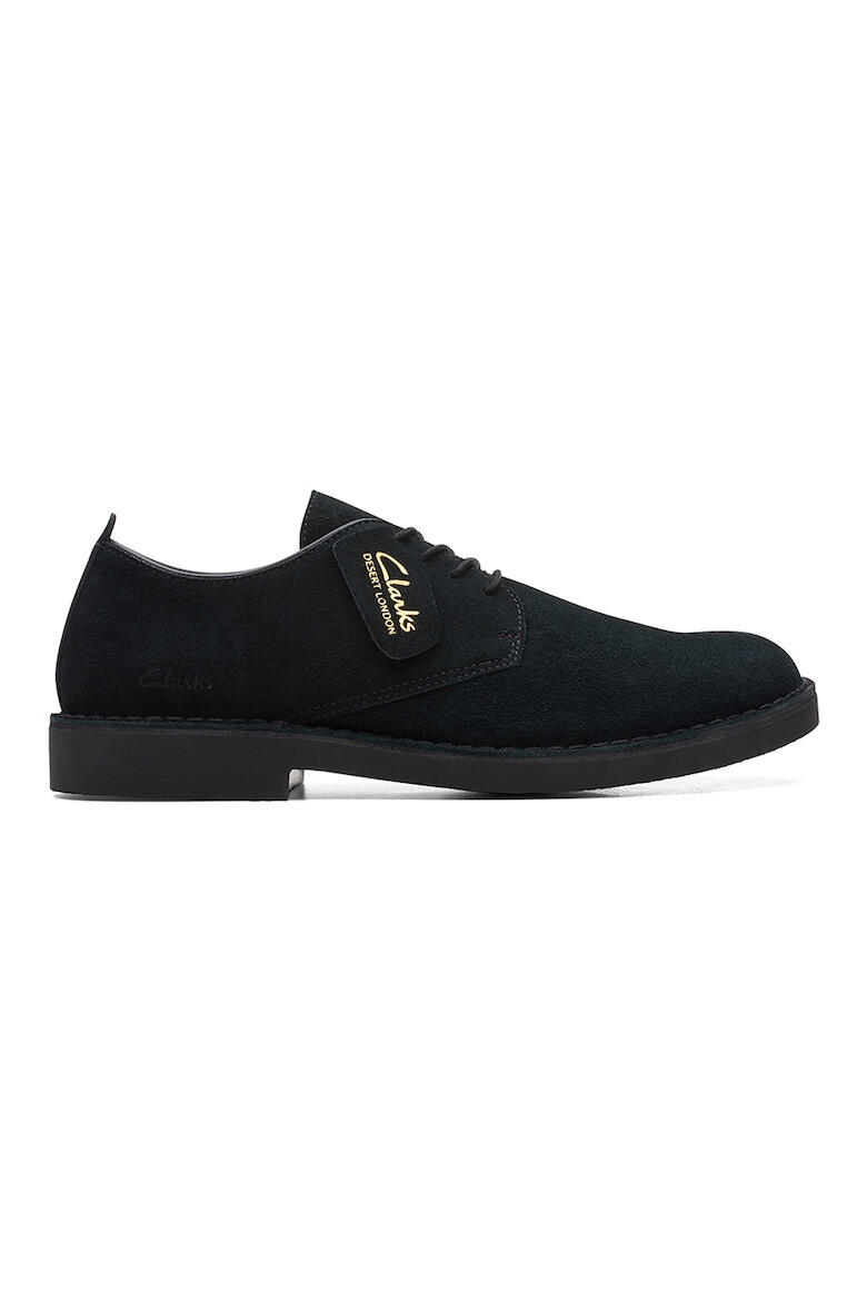 Clarks Велурени обувки с връзки - Pepit.bg
