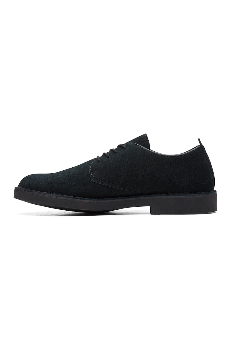 Clarks Велурени обувки с връзки - Pepit.bg