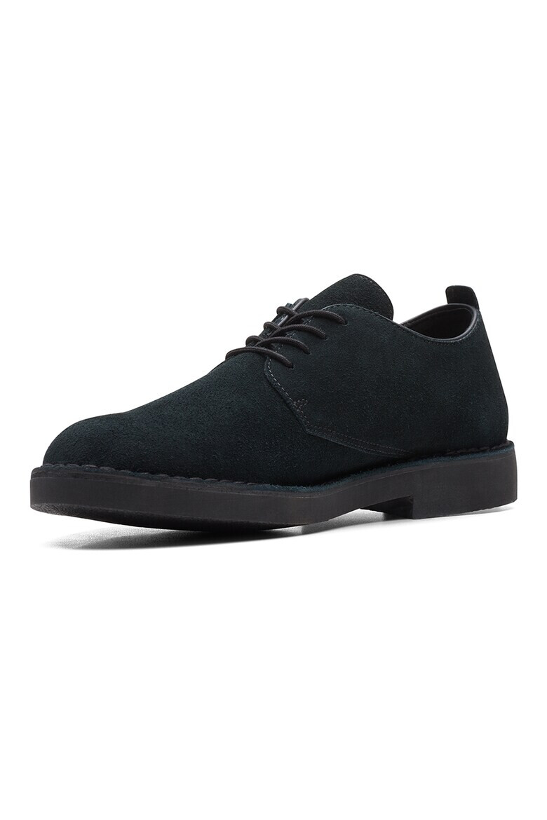 Clarks Велурени обувки с връзки - Pepit.bg