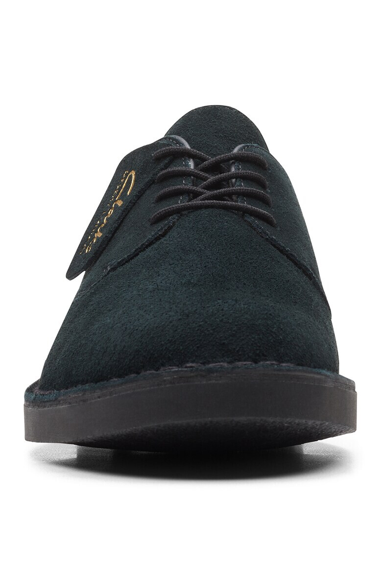 Clarks Велурени обувки с връзки - Pepit.bg