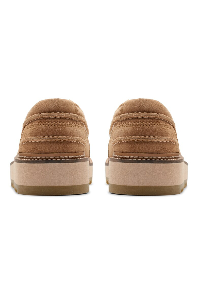 Clarks Велурени обувки с връзки - Pepit.bg