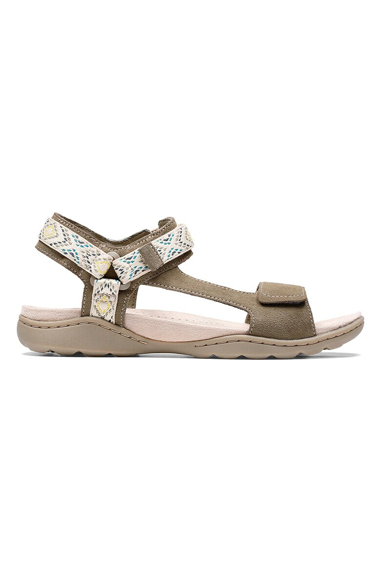 Clarks Велурени сандали Amanda Step - Pepit.bg