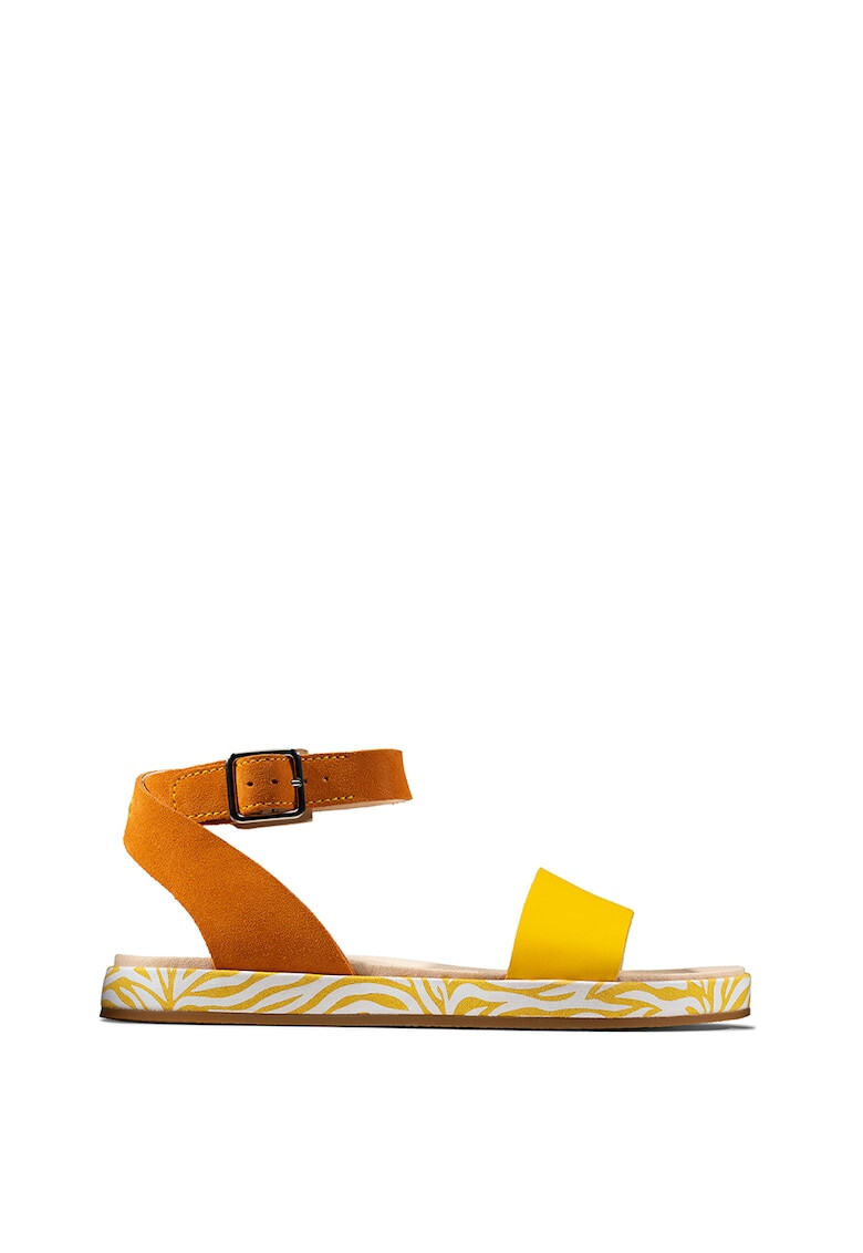 Clarks Велурени сандали Botanic Ivy - Pepit.bg