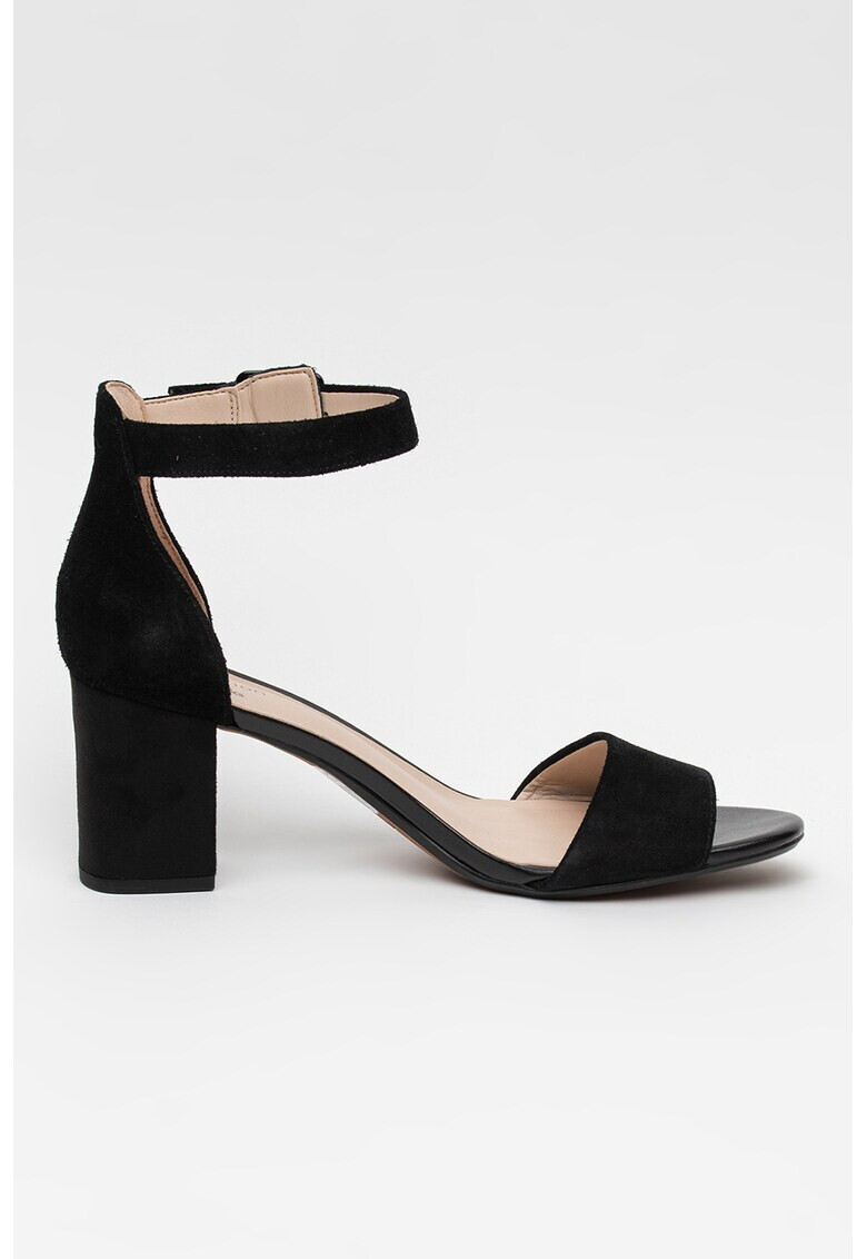 Clarks Велурени сандали Deva Mae - Pepit.bg