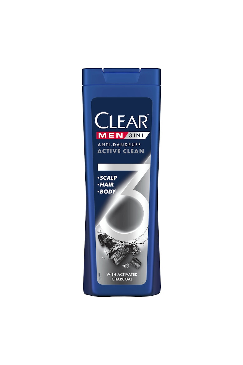 Clear Men 3in1 Active Cool шампоан 360 мл - Pepit.bg