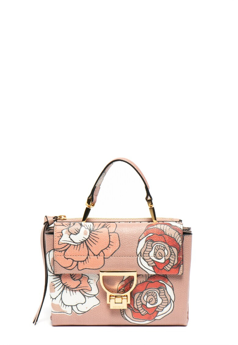 COCCINELLE Флорална кожена чанта - Pepit.bg