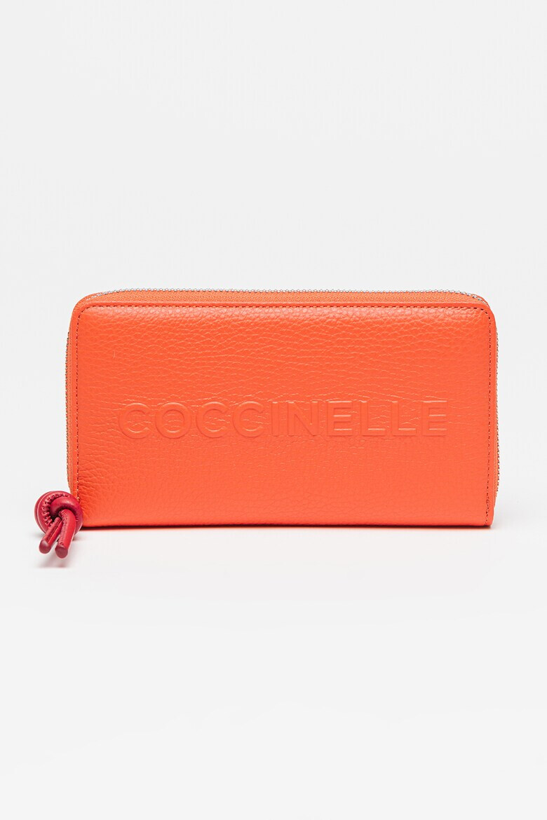 COCCINELLE Кожен портфейл с лого - Pepit.bg