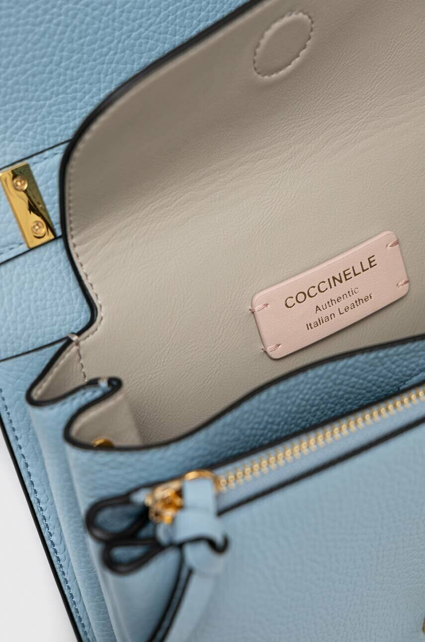 COCCINELLE Кожена чанта през рамо - Pepit.bg