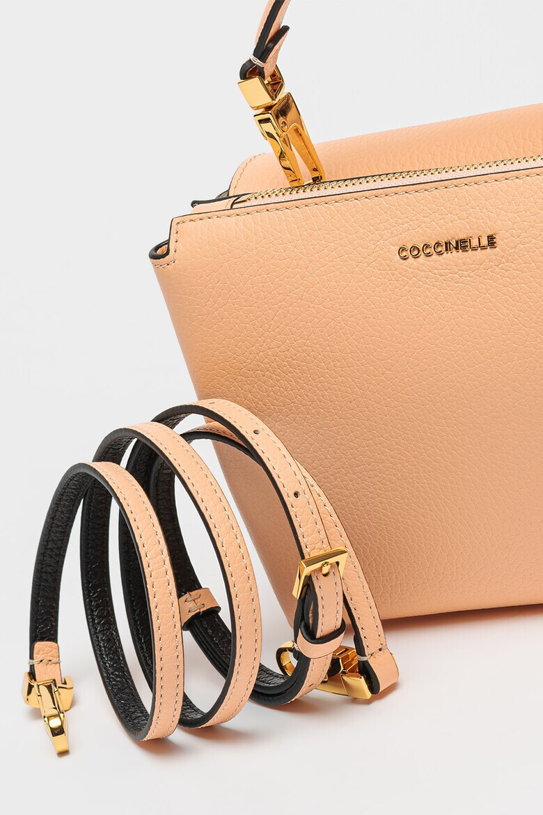 COCCINELLE Кожена чанта Arlettis Signature - Pepit.bg