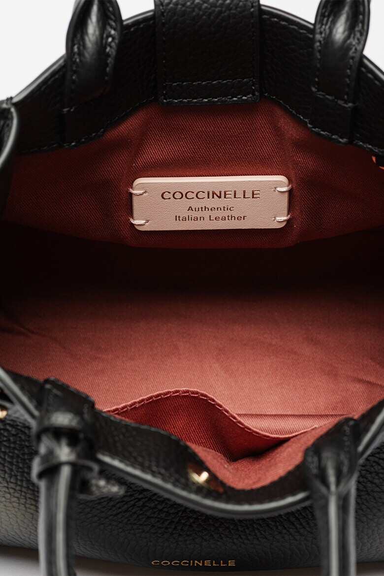 COCCINELLE Кожена чанта през рамо Kliche - Pepit.bg