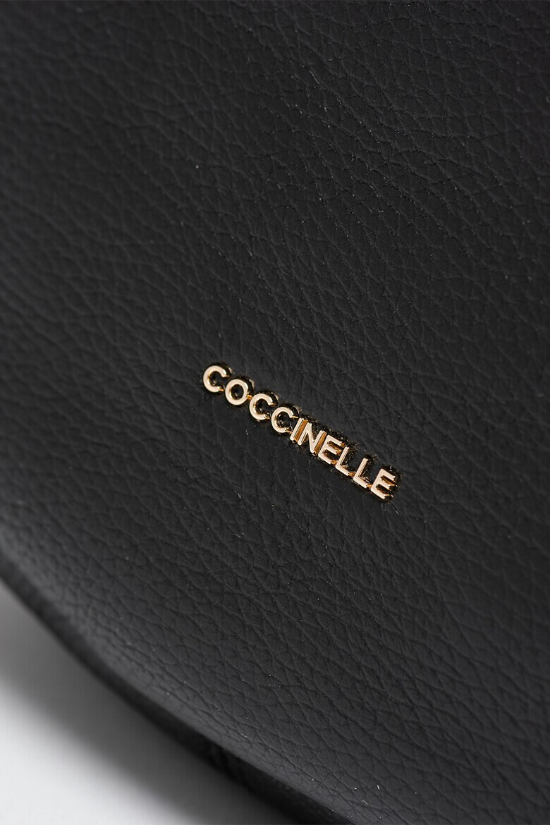 COCCINELLE Кожена чанта Maelody с лого - Pepit.bg