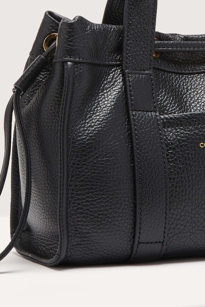 COCCINELLE Кожена чанта Signature с релеф - Pepit.bg