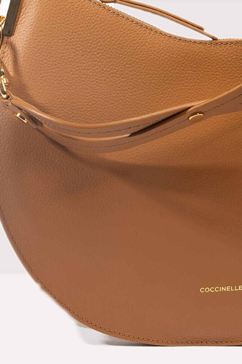COCCINELLE Кожена чанта Sunup Half-Moon - Pepit.bg