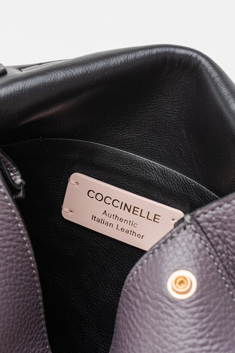 COCCINELLE Кожена раница Arlettis с капаче - Pepit.bg