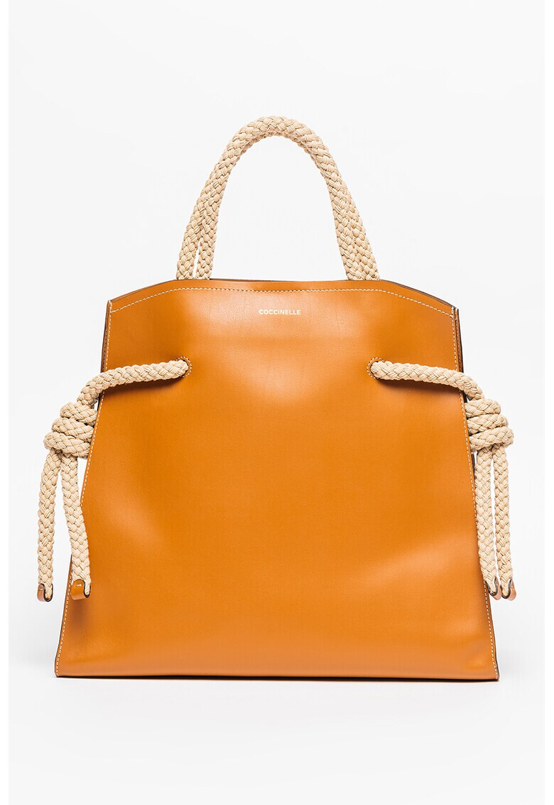 COCCINELLE Кожена шопинг чанта Allure - Pepit.bg