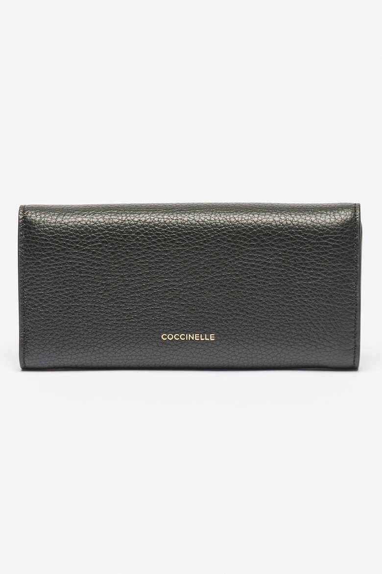 COCCINELLE Кожен портфейл Ever със зърнист релеф - Pepit.bg