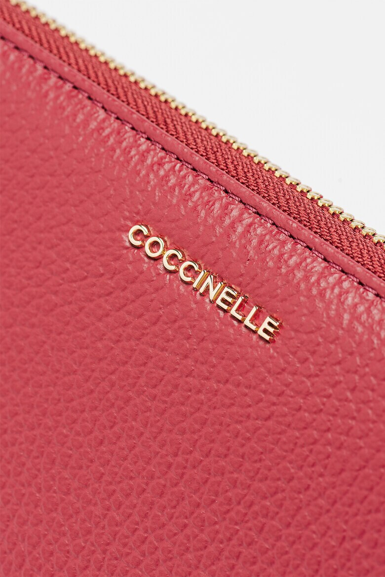 COCCINELLE Кожено портмоне с лого - Pepit.bg