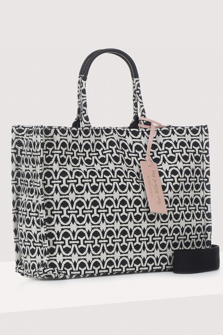 COCCINELLE Шопинг чанта Never Without от жакард - Pepit.bg