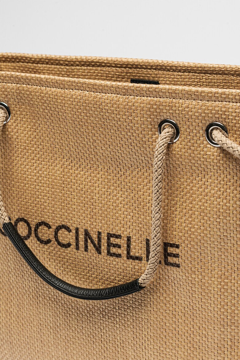 COCCINELLE Сплетена шопинг чанта Never Without - Pepit.bg