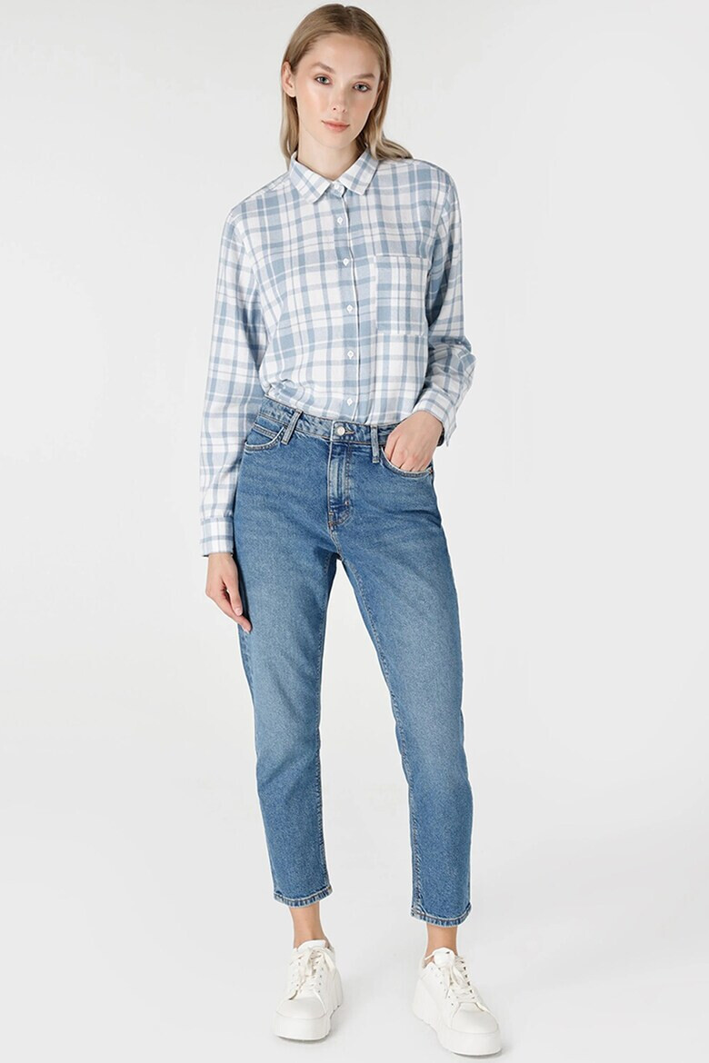 COLINS Дънки стил Mom Fit над глезена - Pepit.bg