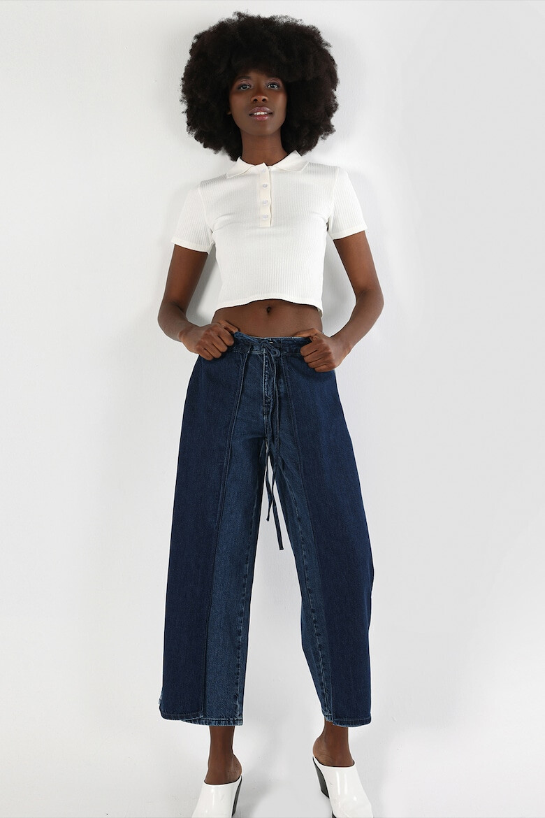 COLINS Къса тениска с яка - Pepit.bg