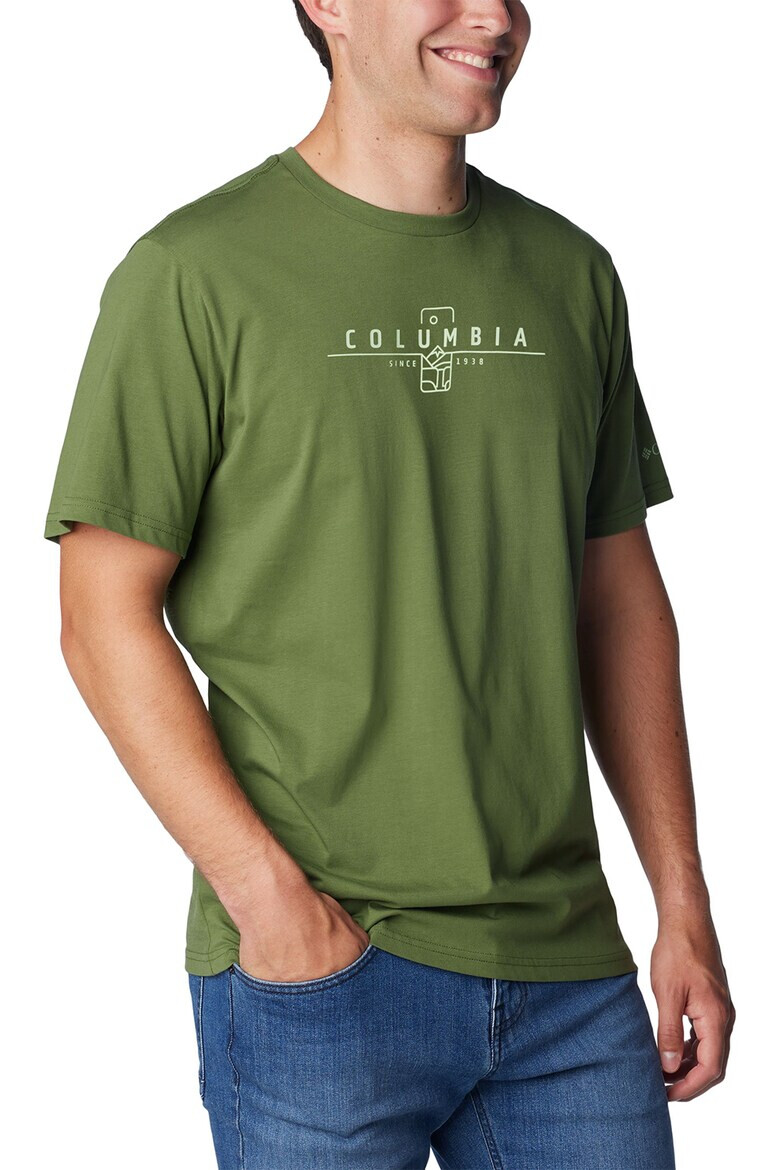 Columbia Памучна тениска с лого - Pepit.bg