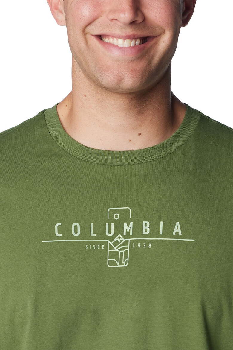 Columbia Памучна тениска с лого - Pepit.bg