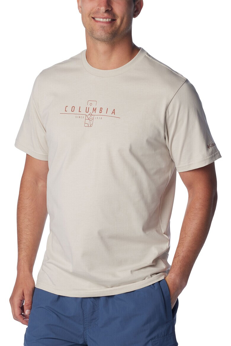 Columbia Памучна тениска с лого - Pepit.bg