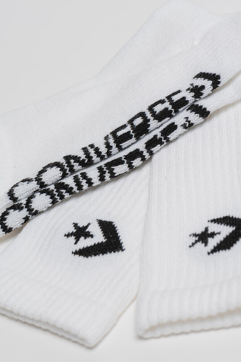 Converse Дълги чорапи Classic Star с шеврон - 3 чифта - Pepit.bg