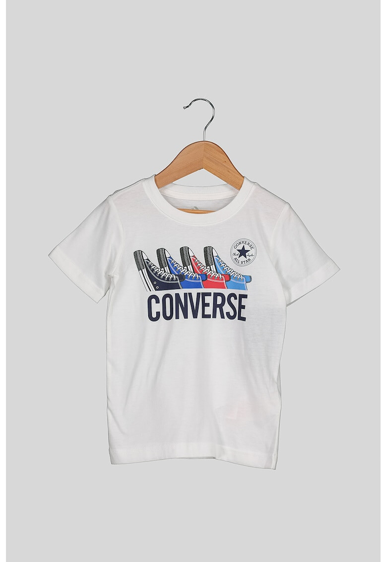 Converse Тениска с лого и фигурална щампа - Pepit.bg