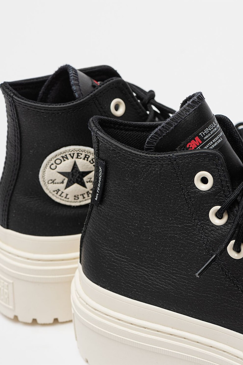 Converse Кецове с лого - Черен/Мръснобял - Pepit.bg