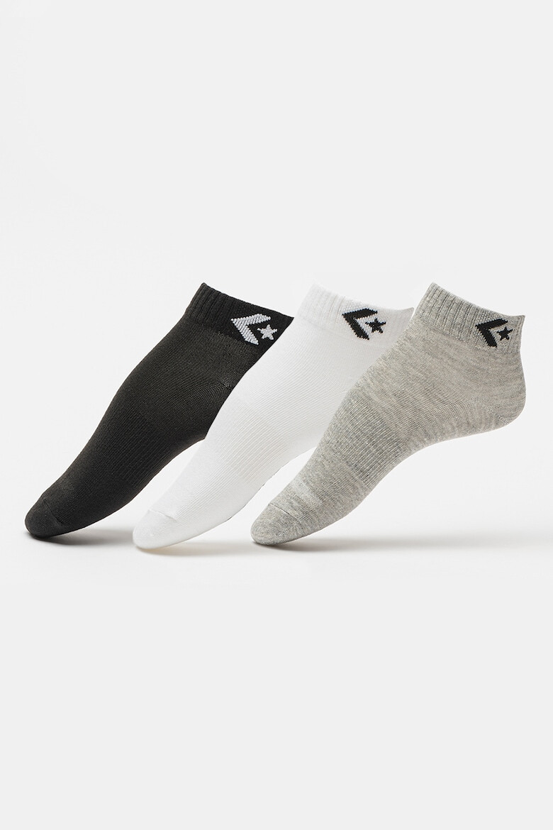 Converse Къси чорапи с лого - 3 чифта - Pepit.bg